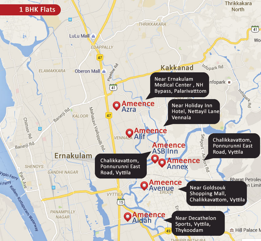 1BHK Flats